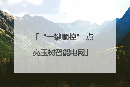 “一键顺控” 点亮玉树智能电网