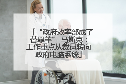 “政府效率部成了替罪羊” 马斯克：工作重点从裁员转向政府电脑系统