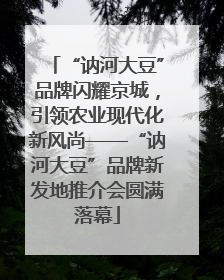 “讷河大豆”品牌闪耀京城，引领农业现代化新风尚——“讷河大豆”品牌新发地推介会圆满落幕