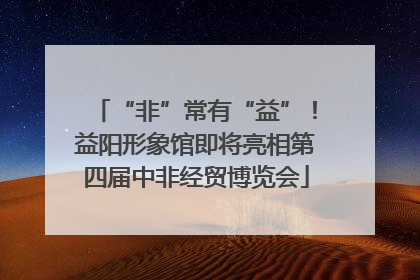 “非”常有“益”！益阳形象馆即将亮相第四届中非经贸博览会