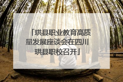 珙县职业教育高质量发展座谈会在四川珙县职校召开