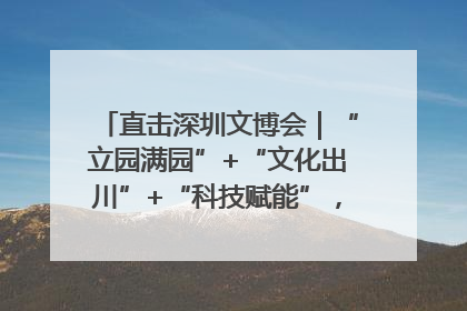 直击深圳文博会｜“立园满园”+“文化出川”+“科技赋能”，成都传媒发布三大文创领域合作清单