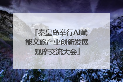 秦皇岛举行AI赋能文旅产业创新发展观摩交流大会