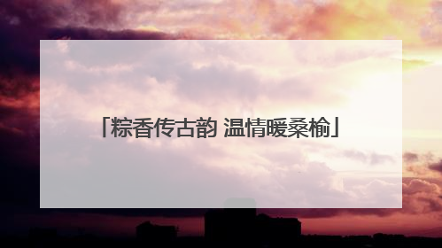粽香传古韵 温情暖桑榆