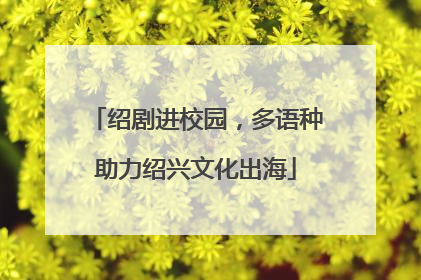 绍剧进校园，多语种助力绍兴文化出海