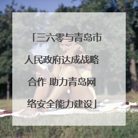三六零与青岛市人民政府达成战略合作 助力青岛网络安全能力建设