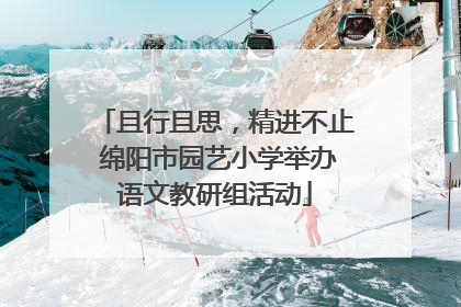 且行且思，精进不止 绵阳市园艺小学举办语文教研组活动