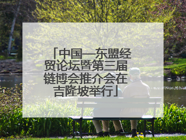 中国—东盟经贸论坛暨第三届链博会推介会在吉隆坡举行