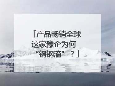 产品畅销全球 这家豫企为何“钢钢滴”？