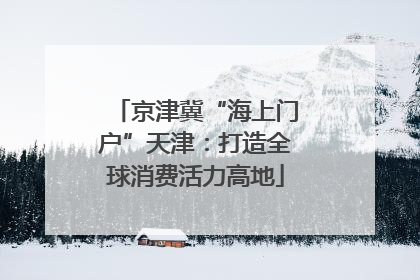 京津冀“海上门户”天津：打造全球消费活力高地