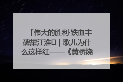伟大的胜利·铁血丰碑耀江淮⑫｜歌儿为什么这样红——《黄桥烧饼歌》诞生记