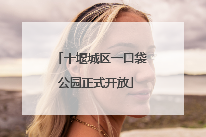 十堰城区一口袋公园正式开放