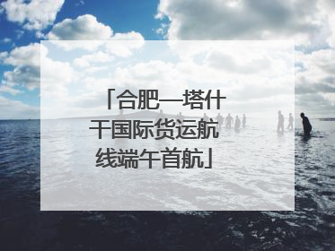 合肥—塔什干国际货运航线端午首航