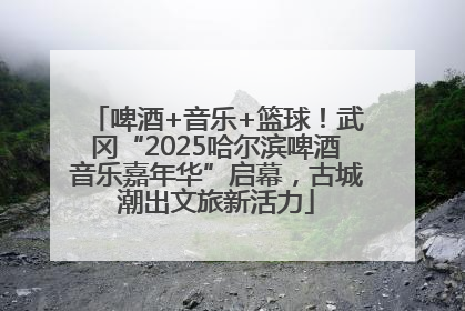 啤酒+音乐+篮球！武冈“2025哈尔滨啤酒音乐嘉年华”启幕，古城潮出文旅新活力