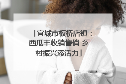 宜城市板桥店镇：西瓜丰收销售俏 乡村振兴添活力