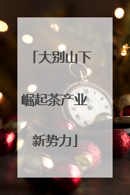 大别山下崛起茶产业新势力