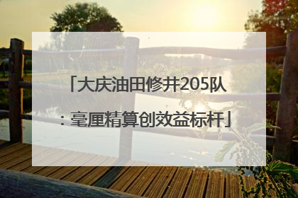 大庆油田修井205队：毫厘精算创效益标杆