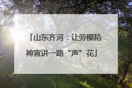 山东齐河：让劳模精神宣讲一路“声”花