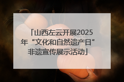山西左云开展2025年“文化和自然遗产日”非遗宣传展示活动
