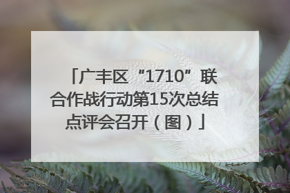 广丰区“1710”联合作战行动第15次总结点评会召开（图）