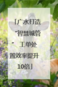 广水打造“智慧城管” 工单处置效率提升10倍