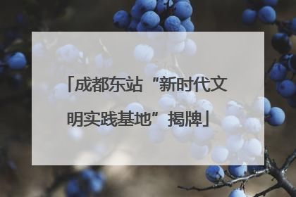 成都东站“新时代文明实践基地”揭牌