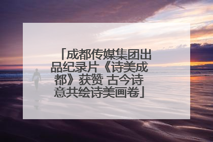 成都传媒集团出品纪录片《诗美成都》获赞 古今诗意共绘诗美画卷