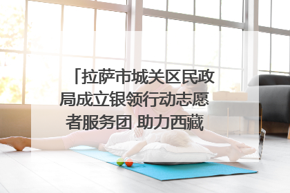拉萨市城关区民政局成立银领行动志愿者服务团 助力西藏银发经济发展