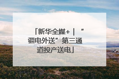 新华全媒+｜“疆电外送”第三通道投产送电