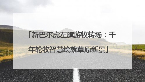 新巴尔虎左旗游牧转场：千年轮牧智慧绘就草原新景