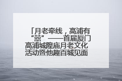 月老牵线，高浦有“囍”——首届厦门高浦城隍庙月老文化活动暨他趣百城见面会隆重举办