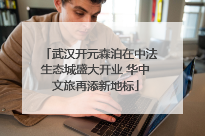 武汉开元森泊在中法生态城盛大开业 华中文旅再添新地标