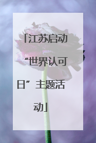江苏启动“世界认可日”主题活动