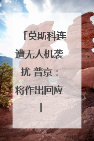 莫斯科连遭无人机袭扰 普京：将作出回应