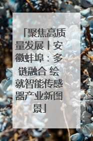 聚焦高质量发展丨安徽蚌埠：多链融合 绘就智能传感器产业新图景