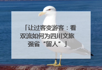 让过客变游客：看双流如何为四川文旅强省“留人”