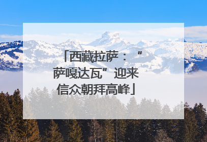 西藏拉萨：“萨嘎达瓦”迎来信众朝拜高峰