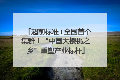 超前标准+全国首个集群！“中国大樱桃之乡”重塑产业标杆