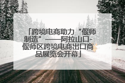 跨境电商助力“偃师制造”——阿拉山口-偃师区跨境电商出口商品展览会开幕