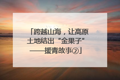 跨越山海，让高原土地结出“金果子”——援青故事②