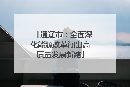 通辽市：全面深化能源改革闯出高质量发展新路