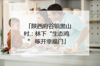 陕西府谷镇黑山村：林下“生态鸡” 啄开幸福门