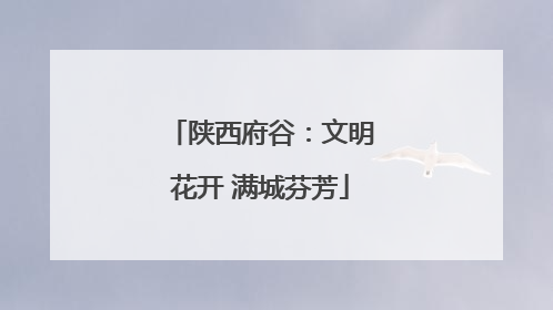陕西府谷：文明花开 满城芬芳