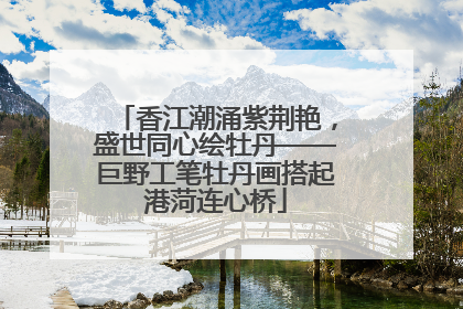 香江潮涌紫荆艳，盛世同心绘牡丹——巨野工笔牡丹画搭起港菏连心桥