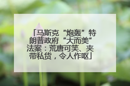 马斯克“炮轰”特朗普政府“大而美”法案：荒唐可笑、夹带私货，令人作呕