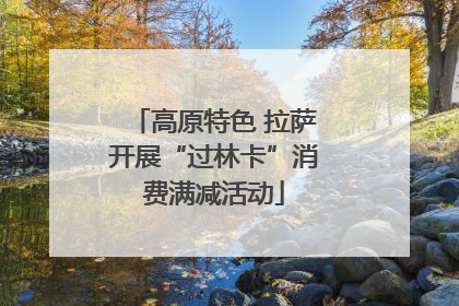 高原特色 拉萨开展“过林卡”消费满减活动