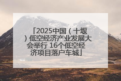 2025中国（十堰）低空经济产业发展大会举行 16个低空经济项目落户车城