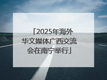 2025年海外华文媒体广西交流会在南宁举行