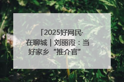 2025好网民·在聊城｜刘丽霞：当好家乡“推介官” 秀出乡村新风貌