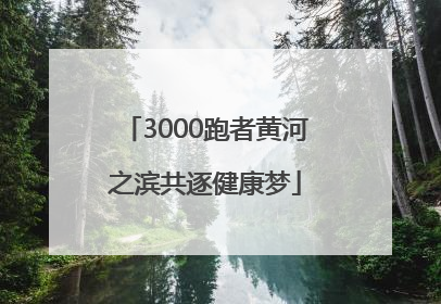 3000跑者黄河之滨共逐健康梦